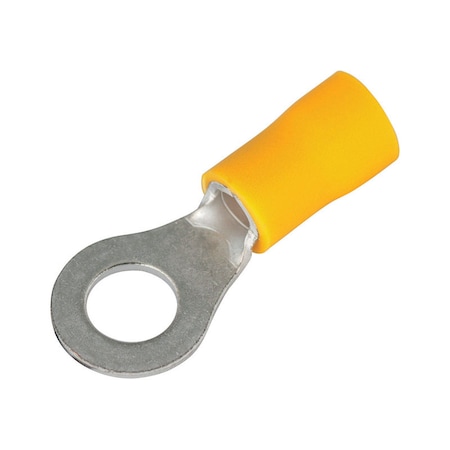 Gardner Bender Ring Terminal, 1/4 in Stud Size, 10 AWG, 600 V 20-107